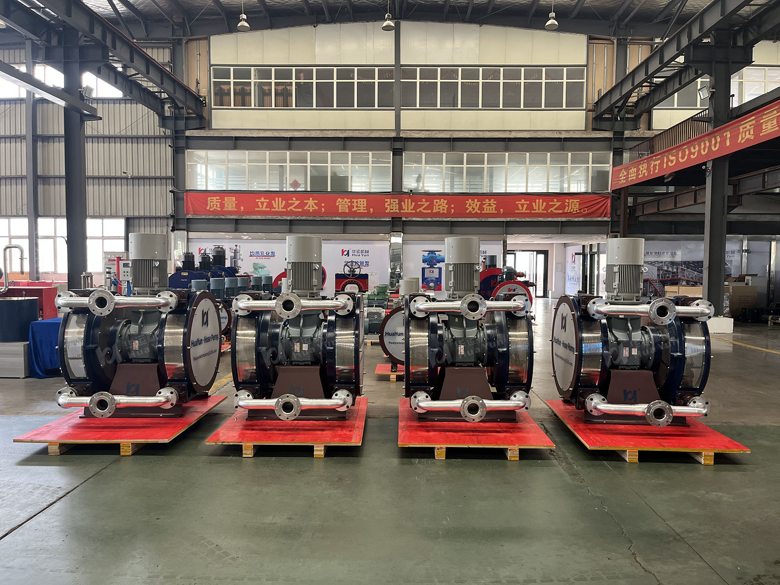 Huayun Hose Pumps Exported to the U.S. to Support Overseas Sewage Treatment Projects