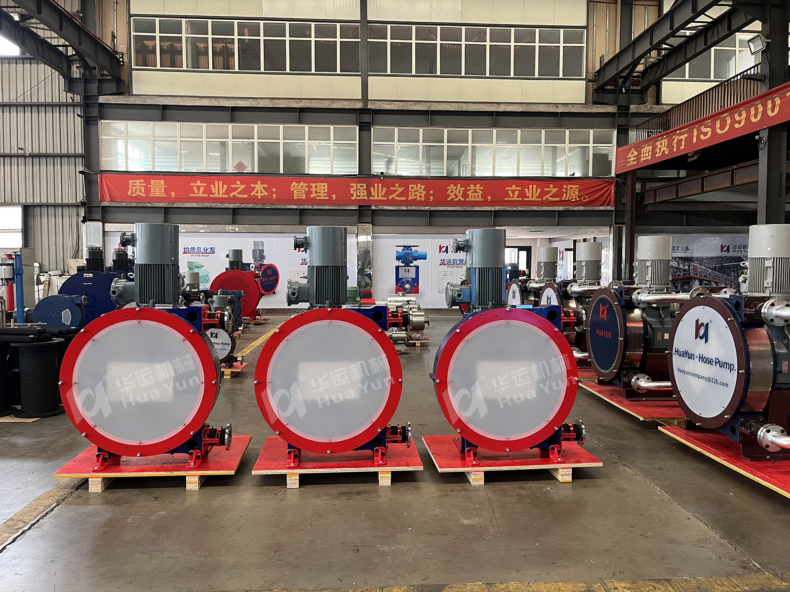 Huayun Hose Pumps Exported to Europe for Sewage Treatment